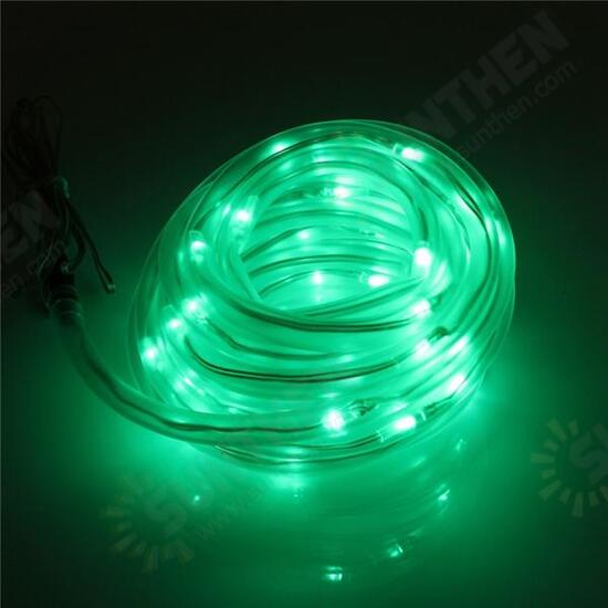 7M 50 LED Solar Waterproof LED Rope Tube String Fairy Light Xmas Party Garden Decor 7M 50 LED Solar Waterproof LED Rope Tube String Fairy Light Xmas Party Garden Decor