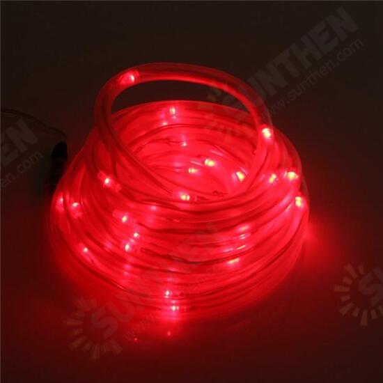 7M 50 LED Solar Waterproof LED Rope Tube String Fairy Light Xmas Party Garden Decor 7M 50 LED Solar Waterproof LED Rope Tube String Fairy Light Xmas Party Garden Decor