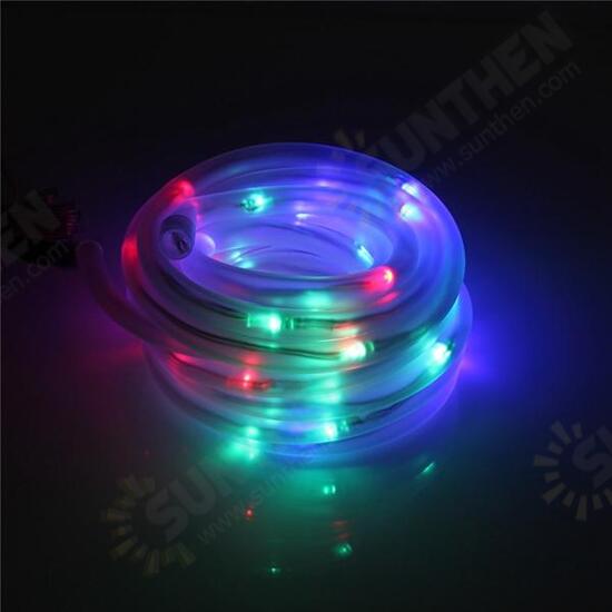 7M 50 LED Solar Waterproof LED Rope Tube String Fairy Light Xmas Party Garden Decor 7M 50 LED Solar Waterproof LED Rope Tube String Fairy Light Xmas Party Garden Decor