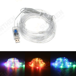 8 Modes 7M/12M 50LED/100LED USB/Battery Powered Stripe Party Lights Decorative Lamp Christmas Tree Waterproof Kit 8 Modes 7M/12M 50LED/100LED USB/Battery Powered Stripe Party Lights Decorative Lamp Christmas Tree Waterproof Kit
