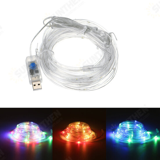 8 Modes 7M/12M 50LED/100LED USB/Battery Powered Stripe Party Lights Decorative Lamp Christmas Tree Waterproof Kit 8 Modes 7M/12M 50LED/100LED USB/Battery Powered Stripe Party Lights Decorative Lamp Christmas Tree Waterproof Kit