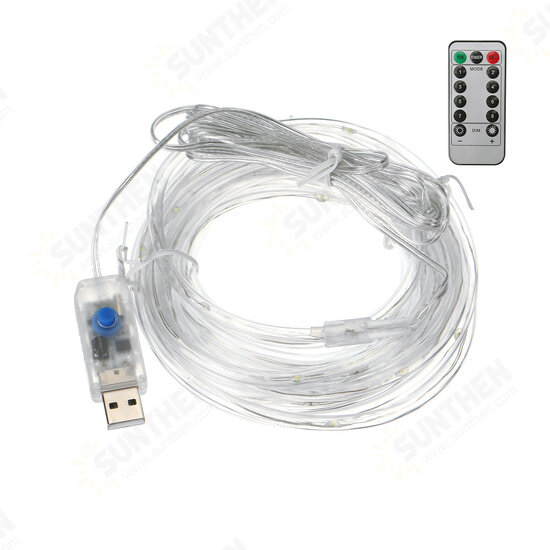 8 Modes 7M/12M 50LED/100LED USB/Battery Powered Stripe Party Lights Decorative Lamp Christmas Tree Waterproof Kit 8 Modes 7M/12M 50LED/100LED USB/Battery Powered Stripe Party Lights Decorative Lamp Christmas Tree Waterproof Kit