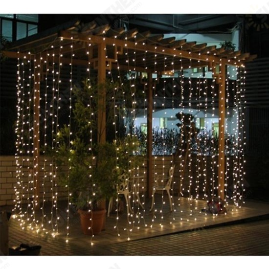 8Mx3M 800 LED Waterproof String Fairy Curtain Light Outdoor Party Wedding Christmas Decor 220V 8Mx3M 800 LED Waterproof String Fairy Curtain Light Outdoor Party Wedding Christmas Decor 220V