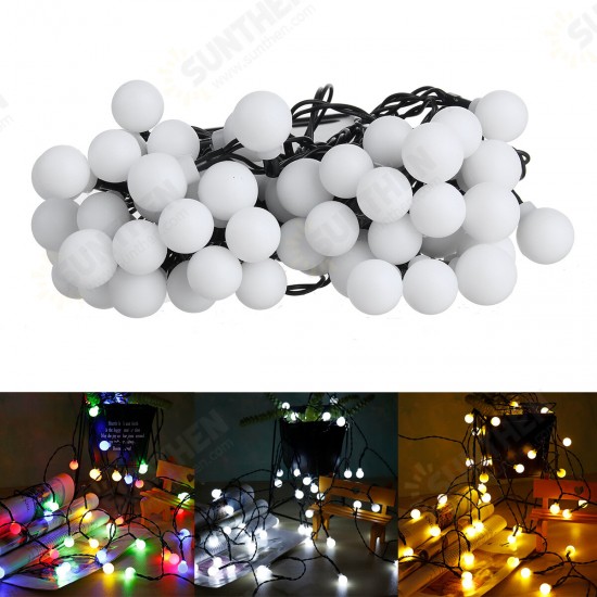 9.5M 50LED Solar String Ball Lights Garden Decorative Lamp Outdoor Waterproof IP65 9.5M 50LED Solar String Ball Lights Garden Decorative Lamp Outdoor Waterproof IP65