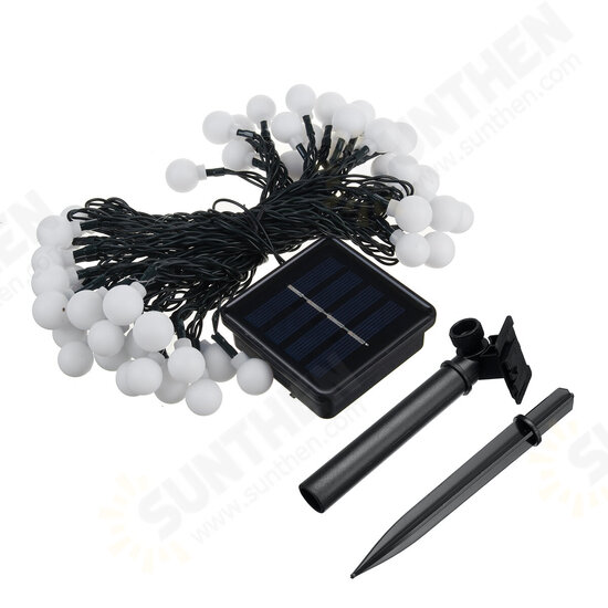 9.5M 50LED Solar String Ball Lights Garden Decorative Lamp Outdoor Waterproof IP65 9.5M 50LED Solar String Ball Lights Garden Decorative Lamp Outdoor Waterproof IP65