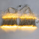 9.8x9.8FT 300LEDs Curtain Fairy Strip Wedding Party Home Decor Warm/White Light