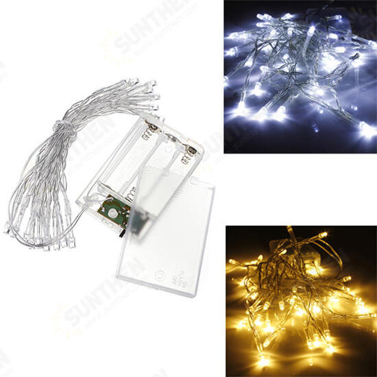 AA Battery Mini 20 LEDs Cool/Warm White Christmas String Fairy Lights Christmas Decorations Clearance Christmas Lights