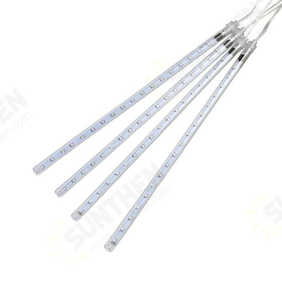 AC110-240V EU US Plug SMD2835 Waterproof 50CM LED Meteor Snowfall Tubes String Light Christmas Tree Decoration