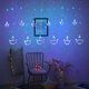 AC220V 2.5M Warm White Colorful LED String Fairy Curtain Light for Christmas Holiday Wedding Party Decor