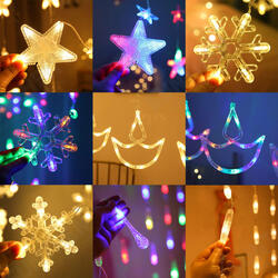 AC220V 2.5M Warm White Colorful LED String Fairy Curtain Light for Christmas Holiday Wedding Party Decor AC220V 2.5M Warm White Colorful LED String Fairy Curtain Light for Christmas Holiday Wedding Party Decor