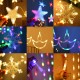 AC220V 2.5M Warm White Colorful LED String Fairy Curtain Light for Christmas Holiday Wedding Party Decor