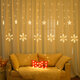 AC220V 2.5M Warm White Colorful LED String Fairy Curtain Light for Christmas Holiday Wedding Party Decor