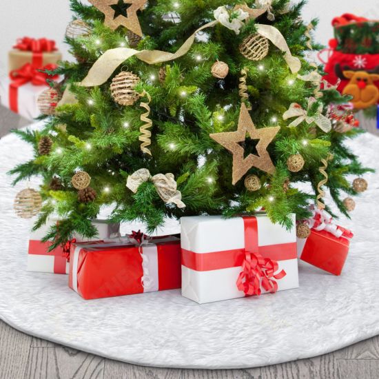 36 LED Christmas Tree Skirts 48-inch Battery Operated RGB Round Christmas Decoration with Plush for Christmas Tree Indoor Outdoor Holiday Party 36 LED Christmas Tree Skirts 48-inch Battery Operated RGB Round Christmas Decoration with Plush for Christmas Tree Indoor Outdoor Holiday Party