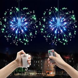 Battery Operated 100/120 LED 8 Modes Colorful Firework Starbust Fairy String Light for Home Decor Battery Operated 100/120 LED 8 Modes Colorful Firework Starbust Fairy String Light for Home Decor