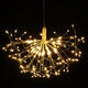 Battery Operated 198LED Dandelion Hanging String Light Silver Wire 8 Mode Dimmable Christmas Decor