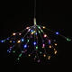 Battery Operated 198LED Dandelion Hanging String Light Silver Wire 8 Mode Dimmable Christmas Decor