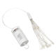 Battery Operated 198LED Dandelion Hanging String Light Silver Wire 8 Mode Dimmable Christmas Decor