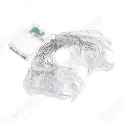 Battery Operated 6M Moon Shape Warm White Colorful 40 LED String Fairy Light Wedding Holiday Decor Battery Operated 6M Moon Shape Warm White Colorful 40 LED String Fairy Light Wedding Holiday Decor