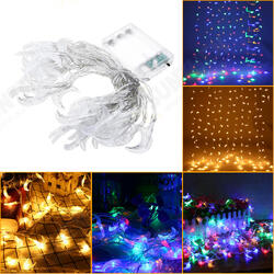Battery Operated 6M Moon Shape Warm White Colorful 40 LED String Fairy Light Wedding Holiday Decor Battery Operated 6M Moon Shape Warm White Colorful 40 LED String Fairy Light Wedding Holiday Decor