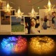 Battery Operated 6M Warm White Colorful 40 LED Star Photo Clips String Light Christmas Wedding Decor Battery Operated 6M Warm White Colorful 40 LED Star Photo Clips String Light Christmas Wedding Decor