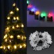 Battery Operated 6M Warm White Colorful 40 LED Star Photo Clips String Light Christmas Wedding Decor Battery Operated 6M Warm White Colorful 40 LED Star Photo Clips String Light Christmas Wedding Decor