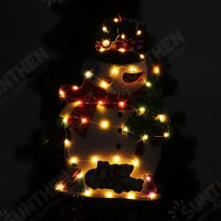 Battery Operated LED Glowing Snowman Christmas Party Hanging Ornaments Festival Holiday Light Battery Operated LED Glowing Snowman Christmas Party Hanging Ornaments Festival Holiday Light