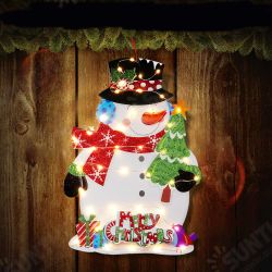 Battery Operated LED Glowing Snowman Christmas Party Hanging Ornaments Festival Holiday Light Battery Operated LED Glowing Snowman Christmas Party Hanging Ornaments Festival Holiday Light