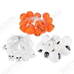 Battery Operated Skeleton Lantern Pumpkin Skull String Light LED for Halloween Party Christmas Decor Battery Operated Skeleton Lantern Pumpkin Skull String Light LED for Halloween Party Christmas Decor