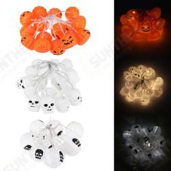Battery Operated Skeleton Lantern Pumpkin Skull String Light LED for Halloween Party Christmas Decor Battery Operated Skeleton Lantern Pumpkin Skull String Light LED for Halloween Party Christmas Decor