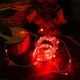 Battery Operated USB Powered Waterproof 5M 50LED Colorful Sliver Wire String Light + 24Keys Remote Control for Holiday