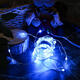 Battery Operated USB Powered Waterproof 5M 50LED Colorful Sliver Wire String Light + 24Keys Remote Control for Holiday