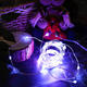 Battery Operated USB Powered Waterproof 5M 50LED Colorful Sliver Wire String Light + 24Keys Remote Control for Holiday