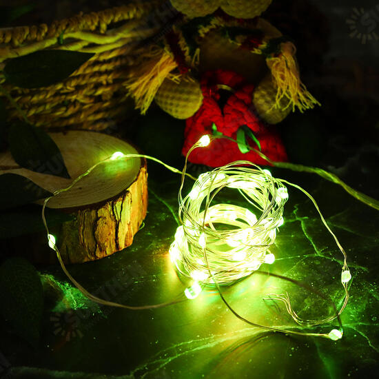 Battery Operated USB Powered Waterproof 5M 50LED Colorful Sliver Wire String Light + 24Keys Remote Control for Holiday Battery Operated USB Powered Waterproof 5M 50LED Colorful Sliver Wire String Light + 24Keys Remote Control for Holiday