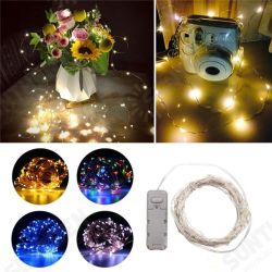 Battery Powered 10M 100LEDs Waterproof Silver Wire String Light For Wedding Party Decor Battery Powered 10M 100LEDs Waterproof Silver Wire String Light For Wedding Party Decor