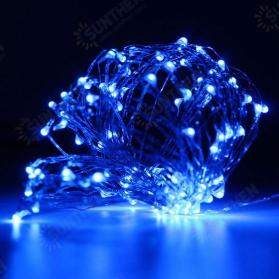 Battery Powered 10M Waterproof Copper Wire Black Shell Fairy String Light For Christmas Wedding