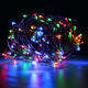 Battery Powered 10M Waterproof Copper Wire Black Shell Fairy String Light For Christmas Wedding