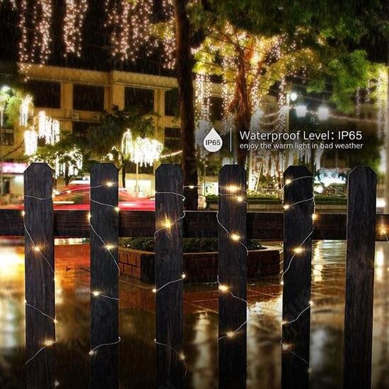 Battery Powered 10M Waterproof Copper Wire Black Shell Fairy String Light For Christmas Wedding Battery Powered 10M Waterproof Copper Wire Black Shell Fairy String Light For Christmas Wedding