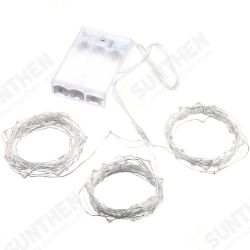 Battery Powered 10M Waterproof Four Modes Optional Silver Wire Fairy String Lights For Xmas Party Battery Powered 10M Waterproof Four Modes Optional Silver Wire Fairy String Lights For Xmas Party