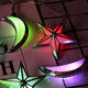 Battery Powered 10PCS Moon Star Shape Eid Ramadan LED String Light Indoor Home Party Decor