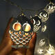 Battery Powered 1.2M 10LEDs Owl Shaped Indoor Fairy String Light For Halloween Christmas