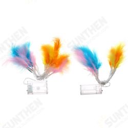 Battery Powered 1.2M 2.2M Colorful Feather Shaped Warm White Indoor Fairy String Light For Christmas Battery Powered 1.2M 2.2M Colorful Feather Shaped Warm White Indoor Fairy String Light For Christmas