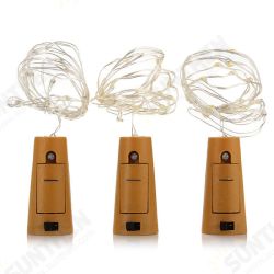 Battery Powered 15 LEDs Cork Shaped LED Sliver Wire Starry Light Wine Bottle Lamp for Xmas Party Out Battery Powered 15 LEDs Cork Shaped LED Sliver Wire Starry Light Wine Bottle Lamp for Xmas Party Out