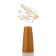 Battery Powered 15 LEDs Cork Shaped LED Sliver Wire Starry Light Wine Bottle Lamp for Xmas Party Out