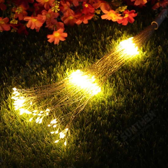 Battery Powered 150/180LED 8 Modes DIY Firework String Christmas Light with 13 Keys Remote Control Battery Powered 150/180LED 8 Modes DIY Firework String Christmas Light with 13 Keys Remote Control