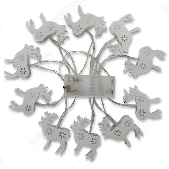 Battery Powered 1.65M 10LEDs Elk Shape Warm White Indoor Night Mood Fairy String Light For Christmas Battery Powered 1.65M 10LEDs Elk Shape Warm White Indoor Night Mood Fairy String Light For Christmas