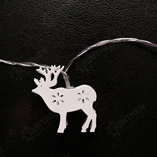 Battery Powered 1.65M 10LEDs Elk Shape Warm White Indoor Night Mood Fairy String Light For Christmas Battery Powered 1.65M 10LEDs Elk Shape Warm White Indoor Night Mood Fairy String Light For Christmas