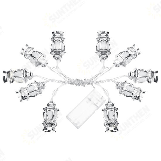 Battery Powered 1.65M Islam Eid Mubarak Ramadan Sliver Palace 10LED Fairy String Light Indoor Home Decor Battery Powered 1.65M Islam Eid Mubarak Ramadan Sliver Palace 10LED Fairy String Light Indoor Home Decor