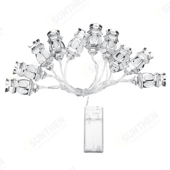 Battery Powered 1.65M Islam Eid Mubarak Ramadan Sliver Palace 10LED Fairy String Light Indoor Home Decor Battery Powered 1.65M Islam Eid Mubarak Ramadan Sliver Palace 10LED Fairy String Light Indoor Home Decor