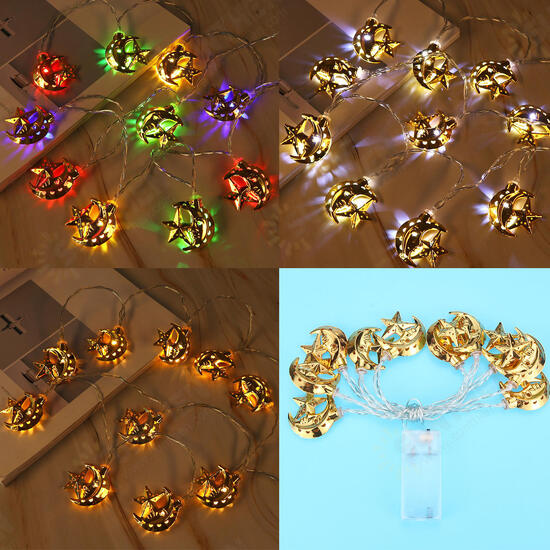 Battery Powered 1.65M Moon Star 10LED Fairy String Light for Holiday Christmas Party Wedding Home Decoration Battery Powered 1.65M Moon Star 10LED Fairy String Light for Holiday Christmas Party Wedding Home Decoration