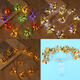 Battery Powered 1.65M Moon Star 10LED Fairy String Light for Holiday Christmas Party Wedding Home Decoration Battery Powered 1.65M Moon Star 10LED Fairy String Light for Holiday Christmas Party Wedding Home Decoration